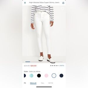 NWT High Waisted WOW Super Skinny Jeans